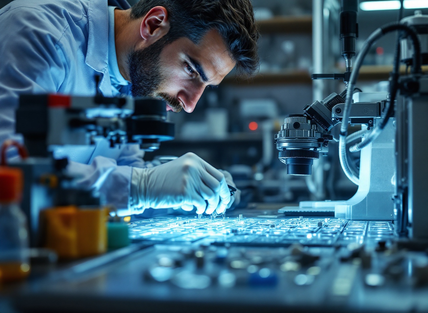 Análise de resistência mecânica do aço em laboratório de metalurgia